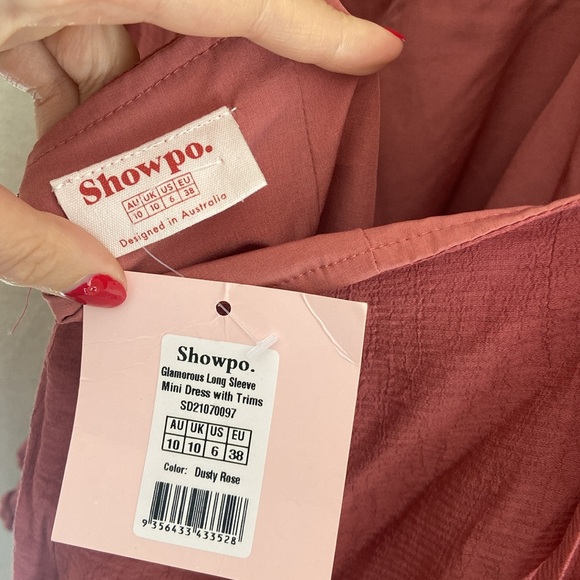 NWT Showpo long sleeve mini dress - Picture 3 of 3